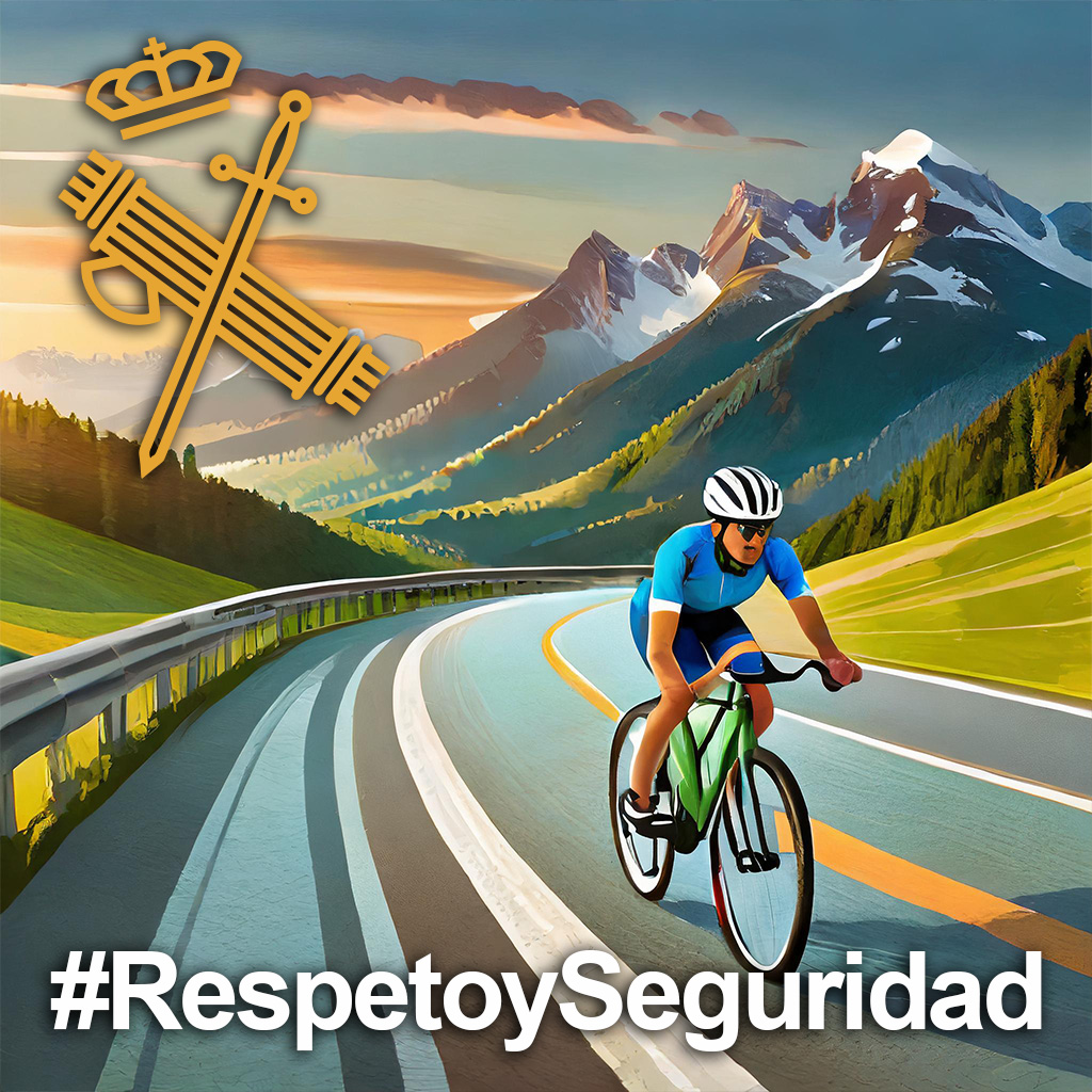 En carretera todos nos respetamos ciclistas y conductores-conductores y ciclistas, todos somos usuarios de las vías de circulación. Cumplamos con todas las medidas de seguridad y con las normas de circulación, así tendremos una jornada sin sobresaltos. #TenCabeza