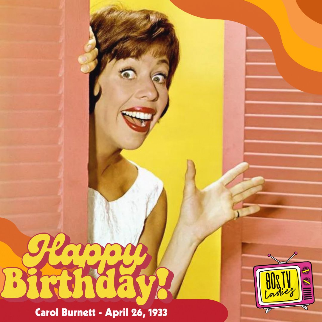 Join us in wishing the comedy legend Carol Burnett a happy birthday! She hosted The Carol Burnett Show, making her one of the first women to host a comedy-variety show. It ran from 1967 to 1978! She's also the recipient of seven Emmys, a Tony, a Grammy, and seven Golden Globes!