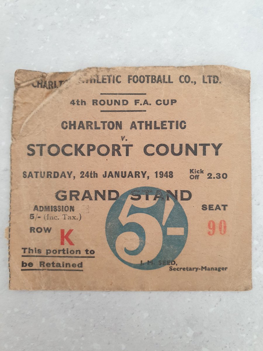 Many years after moving out of my parents they still give me bits of random memorabilia that I've completely forgotten about, this week it was an envelope full of tickets including these: #scfc