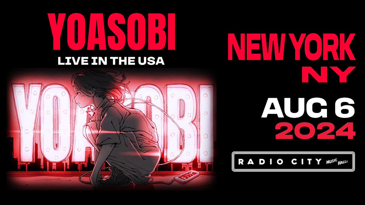 Catch Yoasobi at Radio City on Aug 6! Tickets are ON SALE now. 🎟: go.radiocity.com/Yoasobi