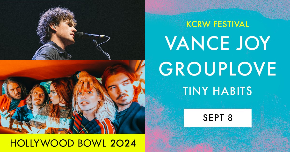 Just Announced! @GROUPLOVE and Tiny Habits (@tinyhabs) join the party with @VanceJoy on September 8. Tickets and more here: bit.ly/HB24VJ