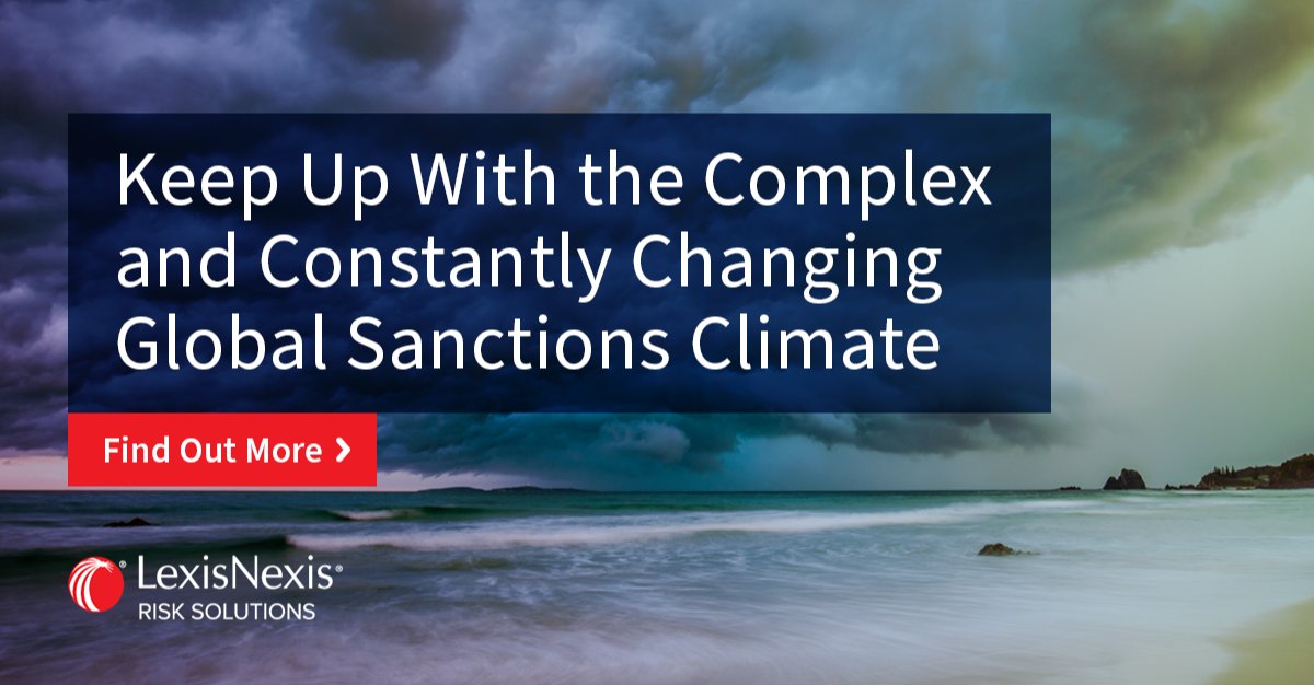 Does your #sanctions intelligence reflect the latest changes? Keep up with the complex and constantly changing global sanctions climate. Find out the latest global sanctions trends in this infographic. I work for LexisNexis Risk Solutions. bit.ly/4dd9kdI