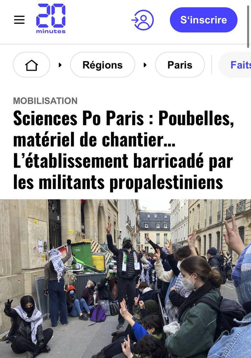 ‼️ L’Enseignement supérieur est pris en otage par l’extrême gauche. Une minorité bruyante empêche une majorité d’étudier. Ce qui se passe actuellement à #SciencesPo en est la triste démonstration, une nouvelle fois.