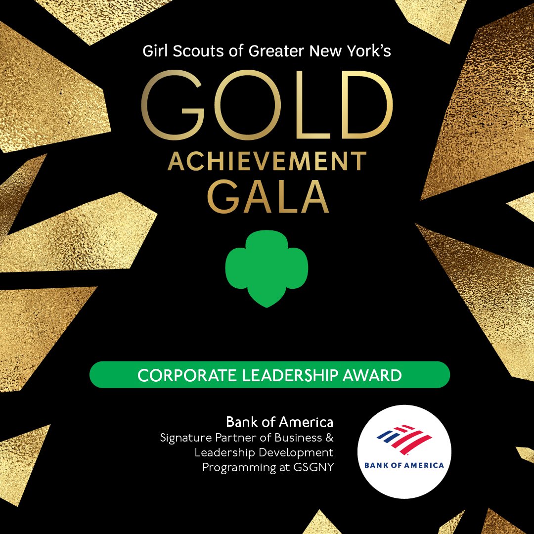 Proud to present @BankofAmerica with the Gold Corporate Leadership Award! 🎖️ For 30 years, they've supported us, empowering future leaders through business education. Together, we're shaping tomorrow's leaders. 🌠