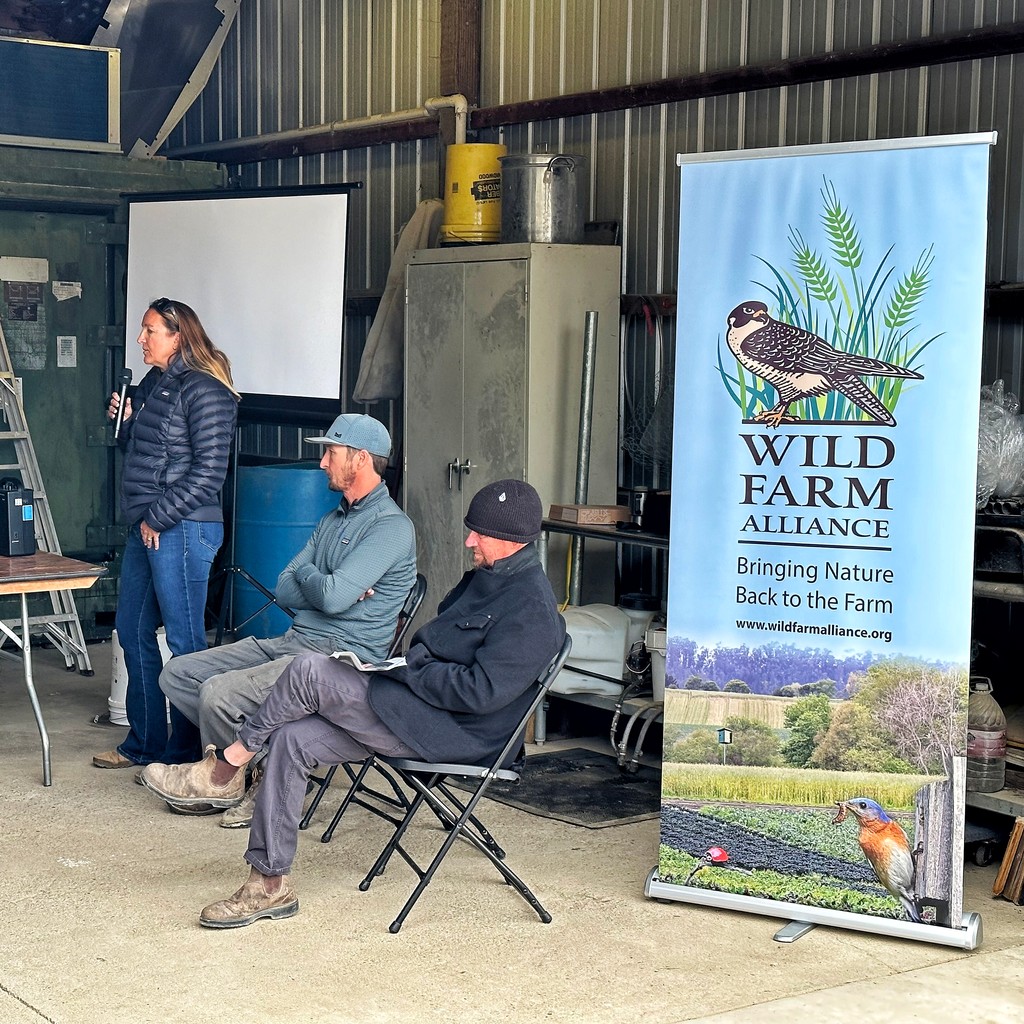 Yesterday, we hosted the @WFA_WildFarm event Biodiversity to Optimize Production. The talks covered the power of beneficial birds, habitats that optimize pest biocontrol, and more. This consistent education forces us to think about the ways we #farmliketheworldependsonit.