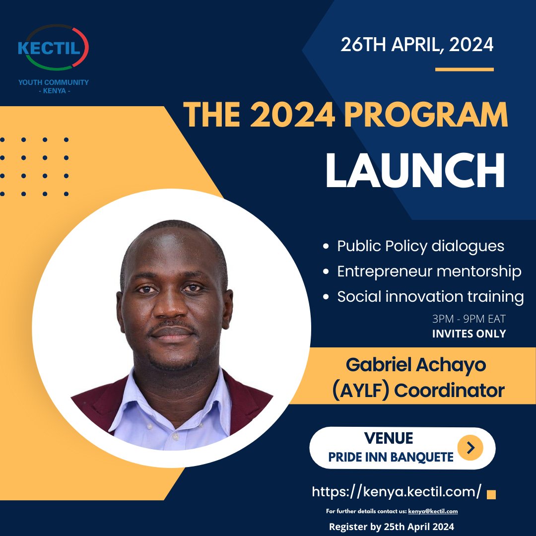 The launch of the Kectil 2024 Program!!! ✨✨✨✨ Excited to be part of the Official Launch of the @KectilKenya. #2024ProgramLaunch