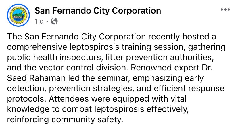 I see SFCC had a session on leptospirosis, yet there’s a thriving rat colony along the southern wall of Skinner Park, which ironically is controlled by SFCC.
