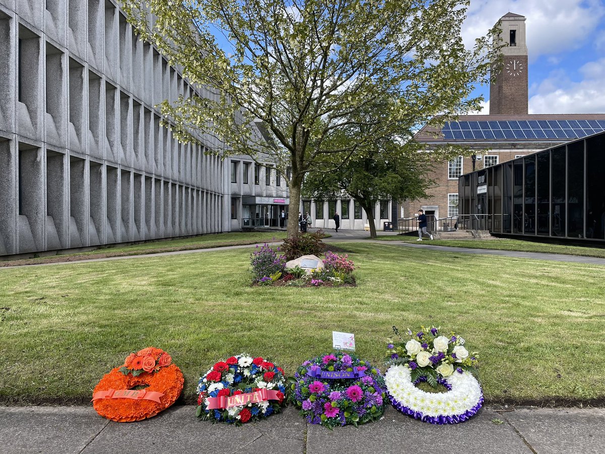 #IWMD24 takes place this Sunday, but in Salford we decided to commemorate today. Thanks to @salford_mayor @RLong_Bailey @GMB_union_NWI @unitetheunion @tomstannard and many other @SalfordCouncil staff for joining us.