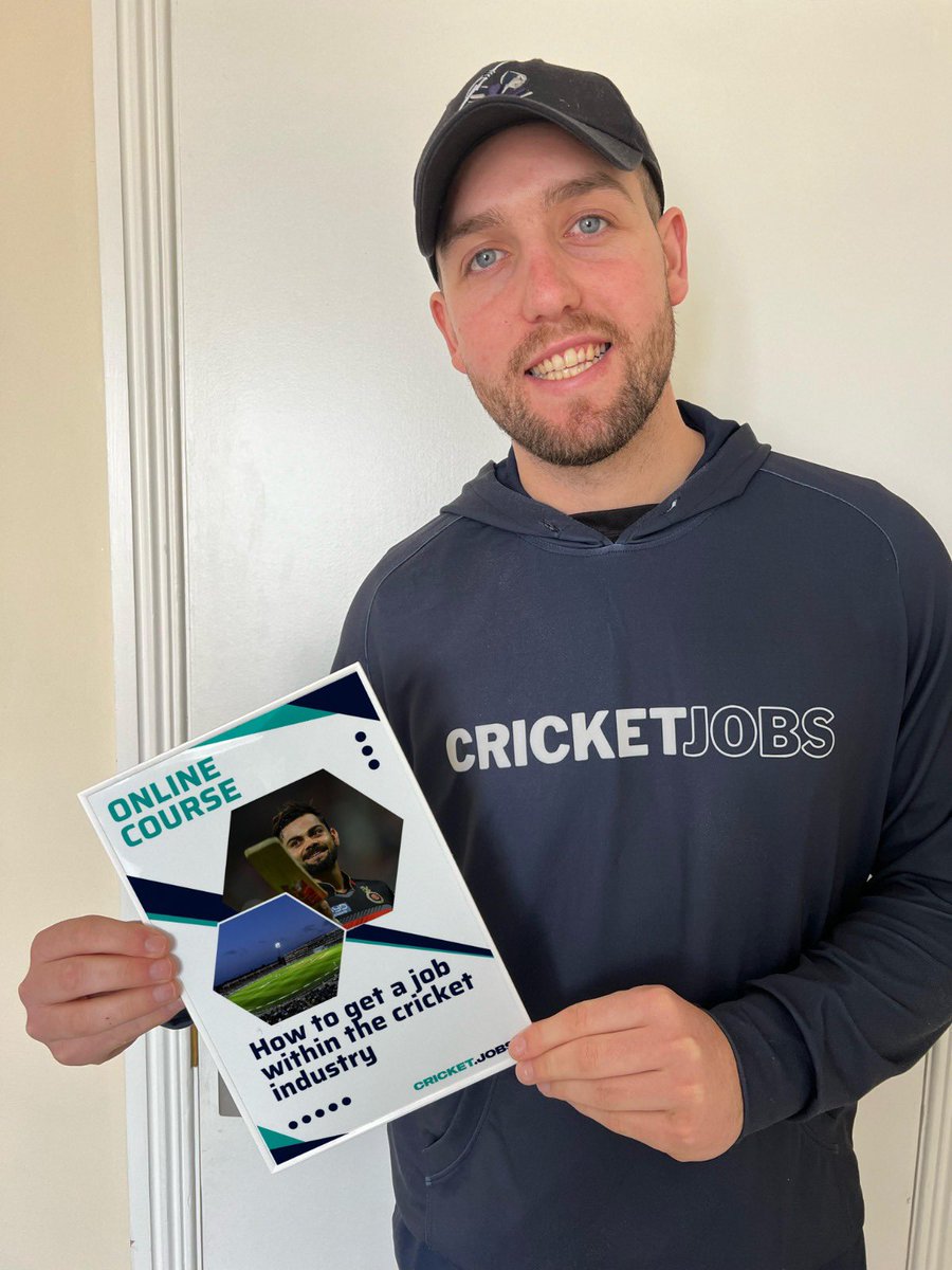 Do you want a job within the CRICKET industry? 

We have just launched our online COURSE 💻

11 modules on key steps and principles to securing your DREAM job 🚀

Purchase now ⬇️

cricket.jobs/courses/how-to…

#cricket #cricketjobs #cricketer #education #course #workincricket