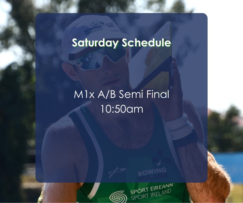 ☘️ Europeans Schedule - Day 3 ☘️ Times for the third day of racing for team Ireland at the 2024 European Championships! All times below are in Irish time, follow the racing on World Rowing’s live tracker! 📷worldrowing.com