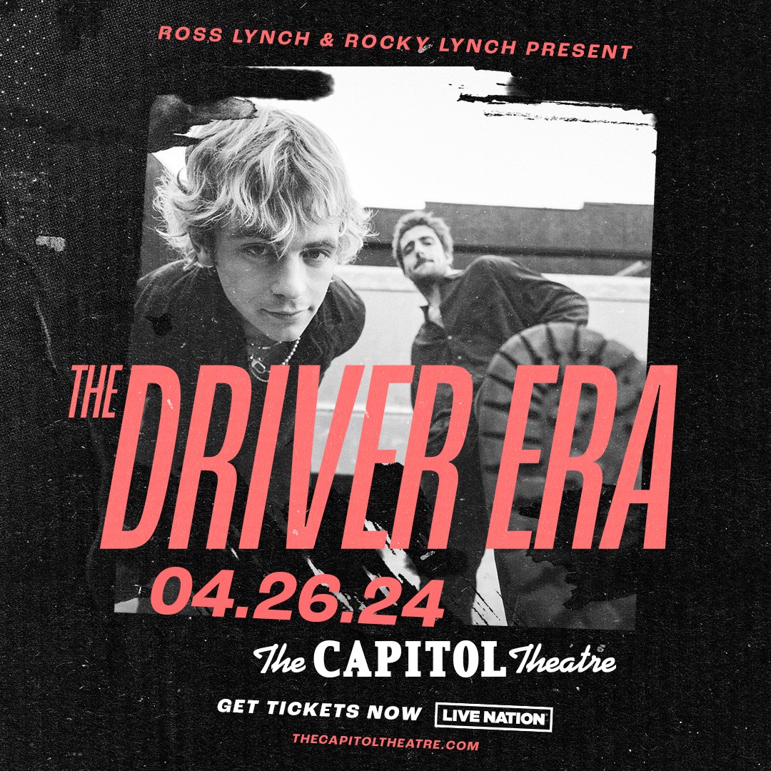 ✨ TONIGHT! ✨ Ross & Rocky Lynch Present @thedriverera live at The Cap! Tonight's show is 18+ unless accompanied by a parent or legal guardian. Tickets 🎫 are going fast so grab yours now before it's too late-->> brnw.ch/21wJdyn Doors: 6:30PM // Show: 8:00PM