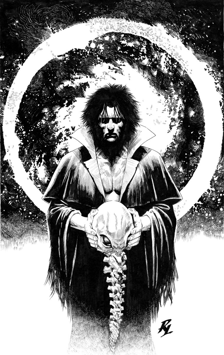 Sandman #TheSandman #dreamfanart #comics #inkdrawing