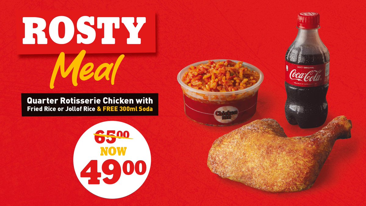 Have a Great Weekend!

Why not join in the happiness with our Rosty Meal offer? 🎉

Comment your favorite emoji if you’re as excited for the weekend! 🌟 #ROSTYMeal

#LuvDatChicken

Best LUV’d Meal