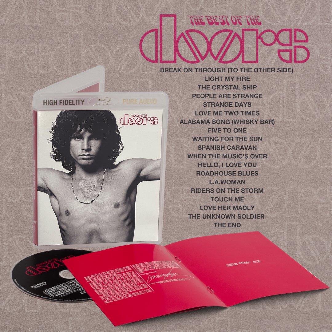 THE BEST OF THE DOORS is now available on limited-edition immersive Blu-Ray and mixed in Dolby Atmos. This 19-track compilation album features some of The Doors’ greatest hits with 5.1 surround mix & high-resolution stereo. All mixed by Bruce Botnick. Purchase your copy today:…