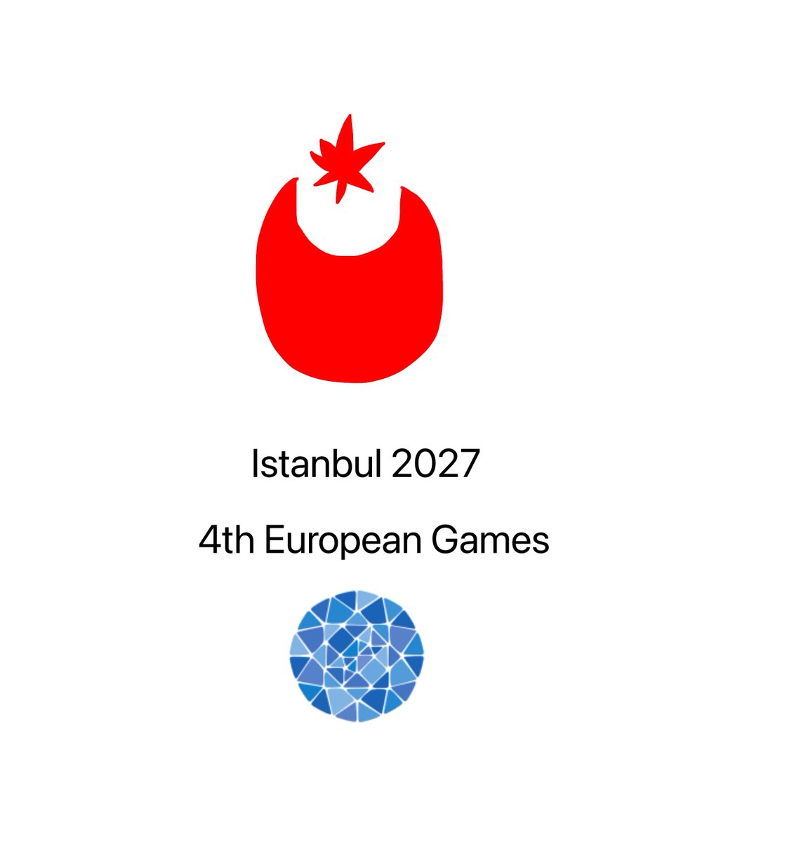My 2027 European games Logo #Europeangames #Istanbul2027