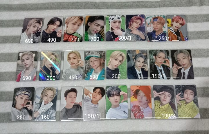 📢 การ์ดพร้อมส่ง | ขาย | ส่งต่อ | ตามหา ✨
ราคาตามรูป ค่าส่ง 30 / ซื้อ 200 ขึ้นไปส่งฟรี 💞
ขอดูรูปหรือคลิปเพิ่มเติมได้นะคะ😊
ฮยอนจิน ฟิลิกส์ บังชาน ชางบิน Hyunjin Felix Bangchan Changbin 
#ตลาดนัดเด็กหลง #ตลาดนัดStrayKids