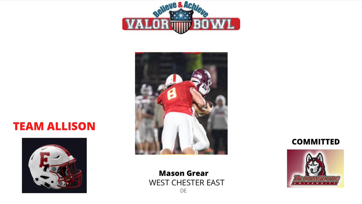 2024 Believe &amp; Achieve Valor Bowl Selection...