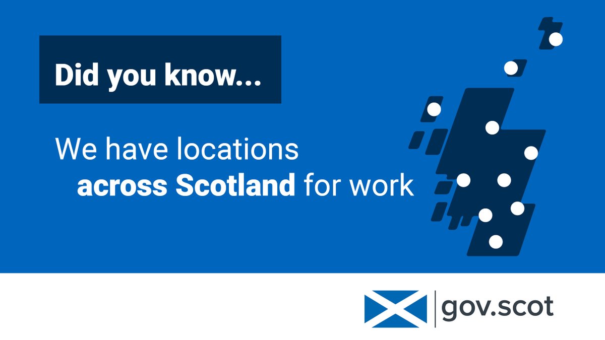 Did you know... We employ staff all over Scotland in a huge variety of roles and professions. Check out our latest vacancies at: work-for-scotland.org #RewardingCareers #JobsInScotland