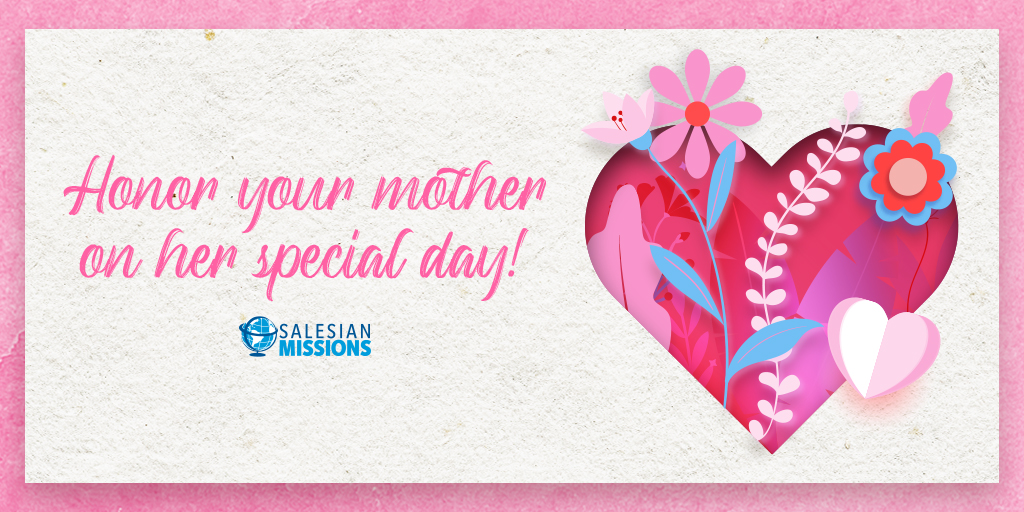This Mother’s Day celebrate mom and all women in your life in a unique, thoughtful way–through prayer. Submit your special intentions for these extraordinary women & our Salesians will pray over them. Also remember motherless children around that world! bit.ly/44fSXcm