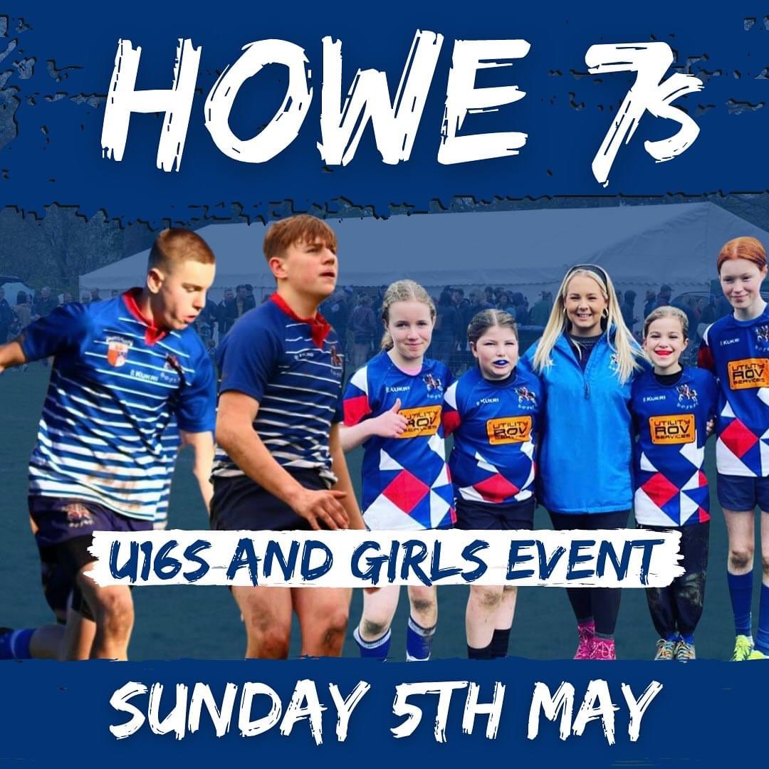 On Sunday we return to the Duffus Park with more sevens rugby with the under 16s & girls tournaments!