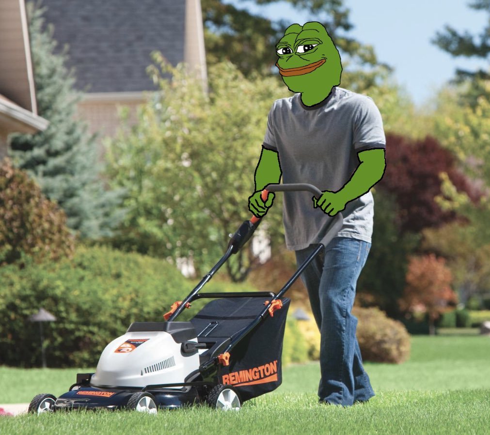 It's spring time. Get those mowers ready.