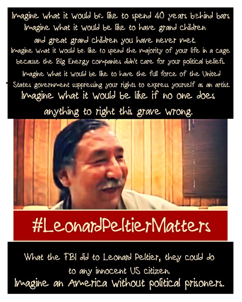 .@POTUS @WhiteHouse Mr. President, #LeonardPeltier was falsely convicted and has been 
injustly imprisoned for 48 year! You can right this wrong today! #FreeLeonardPeltier #FreeLeonard