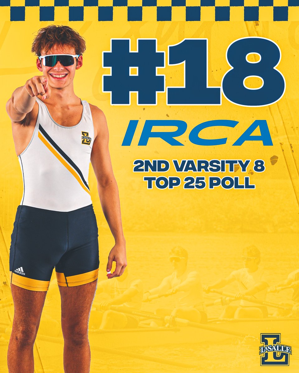 The men's varsity 8 is up to #16 in the latest IRCA/IRA Top 25 Poll, while the second varsity 8 comes in at #18.

#LaSalleRowing🚣 | #GoExplorers🔭