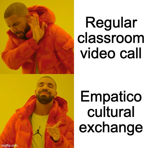 You used to call me on Empatico 🎶 Log onto empatico.org to rekindle your classroom connections! Classrooms around the world would benefit from connecting with yours!