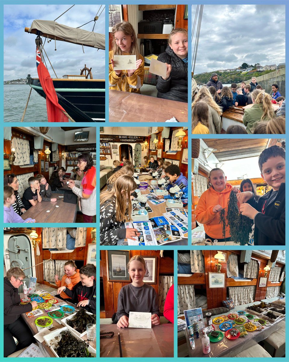 What an amazing day with pupils from <a href="/Year6PDCS/">Pembroke Dock Year 6</a> onboard the <a href="/thebessieellen/">Bessie  Ellen</a> with @TallShipsWales and Sarah &amp; Nick <a href="/4160Tuesdays/">4160Tuesdays</a> #walesoutdoorlearningweek #collaboration #piratequeen #tallships <a href="/DragonLng/">Dragon LNG and Dragon Energy</a>