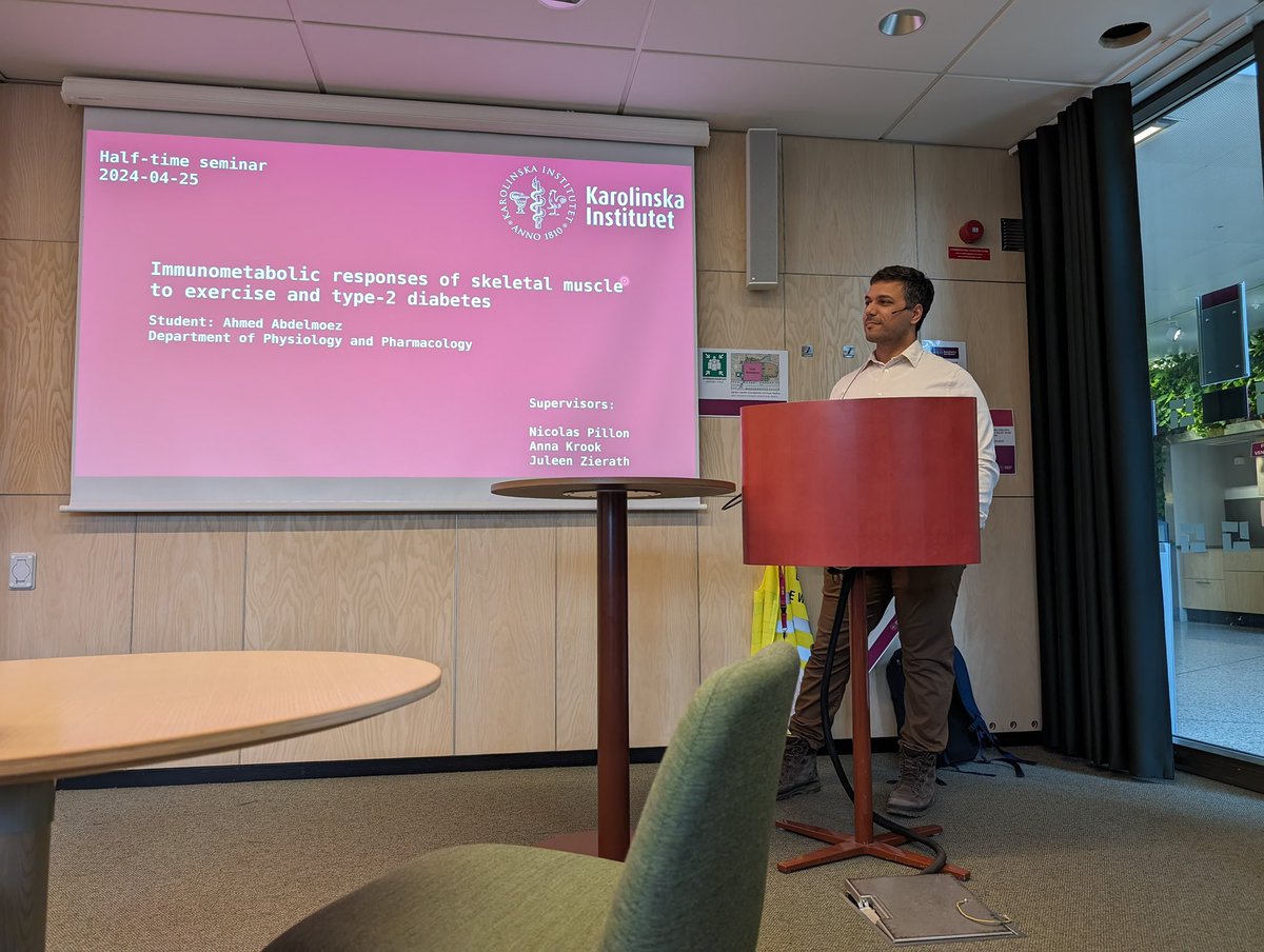 This week I successfully conducted my half-time review for my PhD at Karolinska Institutet!