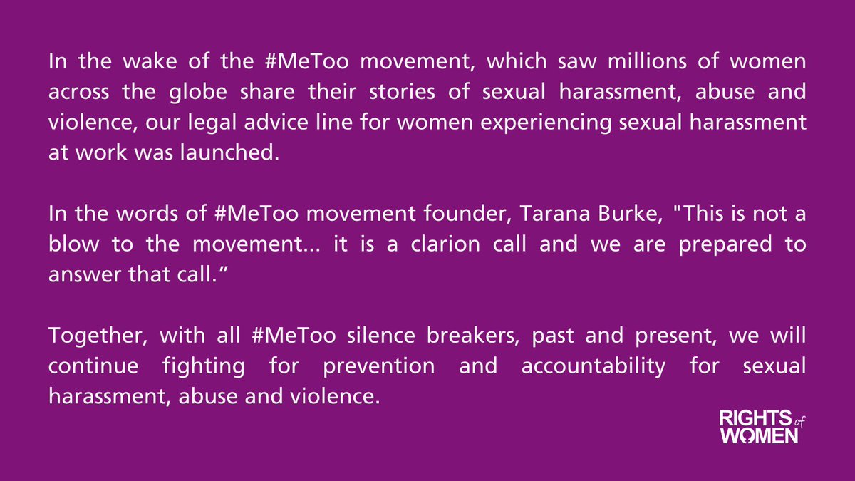 Our message to #MeToo silence breakers, past and present…