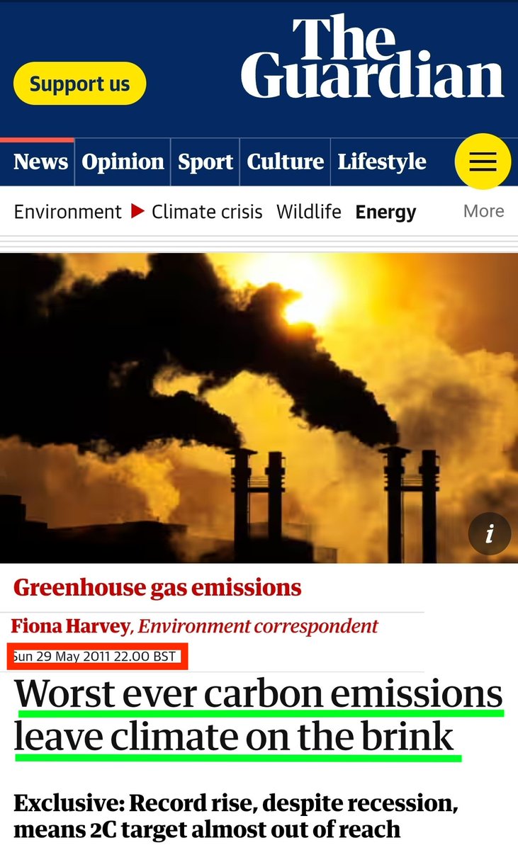 Hey there @fionaharvey 😊 How do you plan to commemorate 13 Years Past The 2011 Climate Brink? The 13th anniversary of The Worst Ever Carbon Emissions™ is only ONE month away. Will you be eating Maggots Au Gratin or Fish 'n Chips? 😊