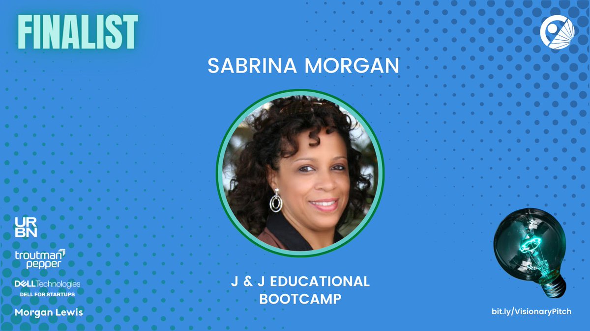 We're now halfway through our $250K Visionary #PitchCompetition finalists! @EDBootcamp develops STEM curriculum, including workbooks, games online instruction and over 125 products within their collection. Founded in 2005, they are a Sunrise, #Florida-based company.