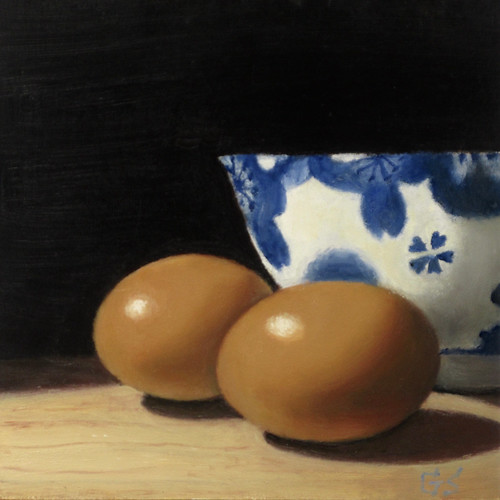 ✨NEW ART ALERT✨ We're so EGG-cited about the new work that artist George Spencer just dropped off! This 6'x6' oil painting is titled' Eggs and Bowl' and its one of THREE new works by George! #localart #halifaxart #halifaxns #canadianart #artwork #artist #halifaxart #halifaxns