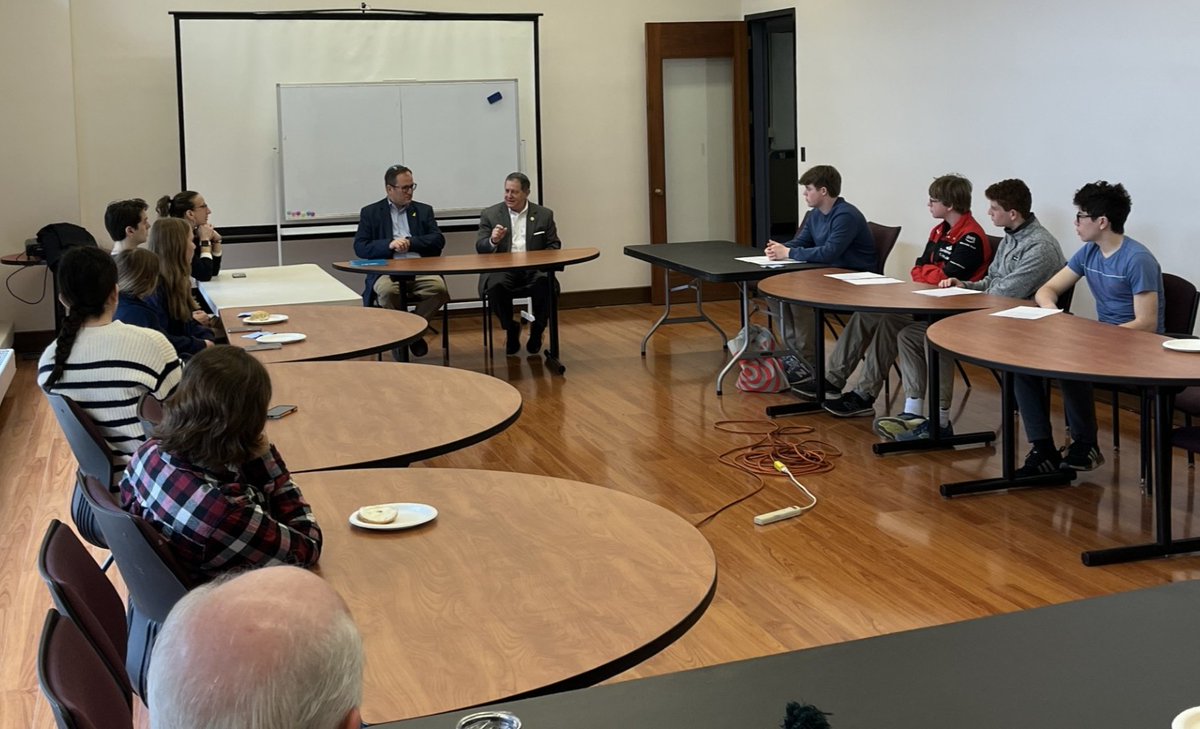 This weekend I joined 10th-grade students at Temple B'rith Kodesh to discuss their social justice seminar and my work in Congress. It was a pleasure to speak with young community members about the need to stand united against anti-Semitism, hatred, and injustice in all forms.