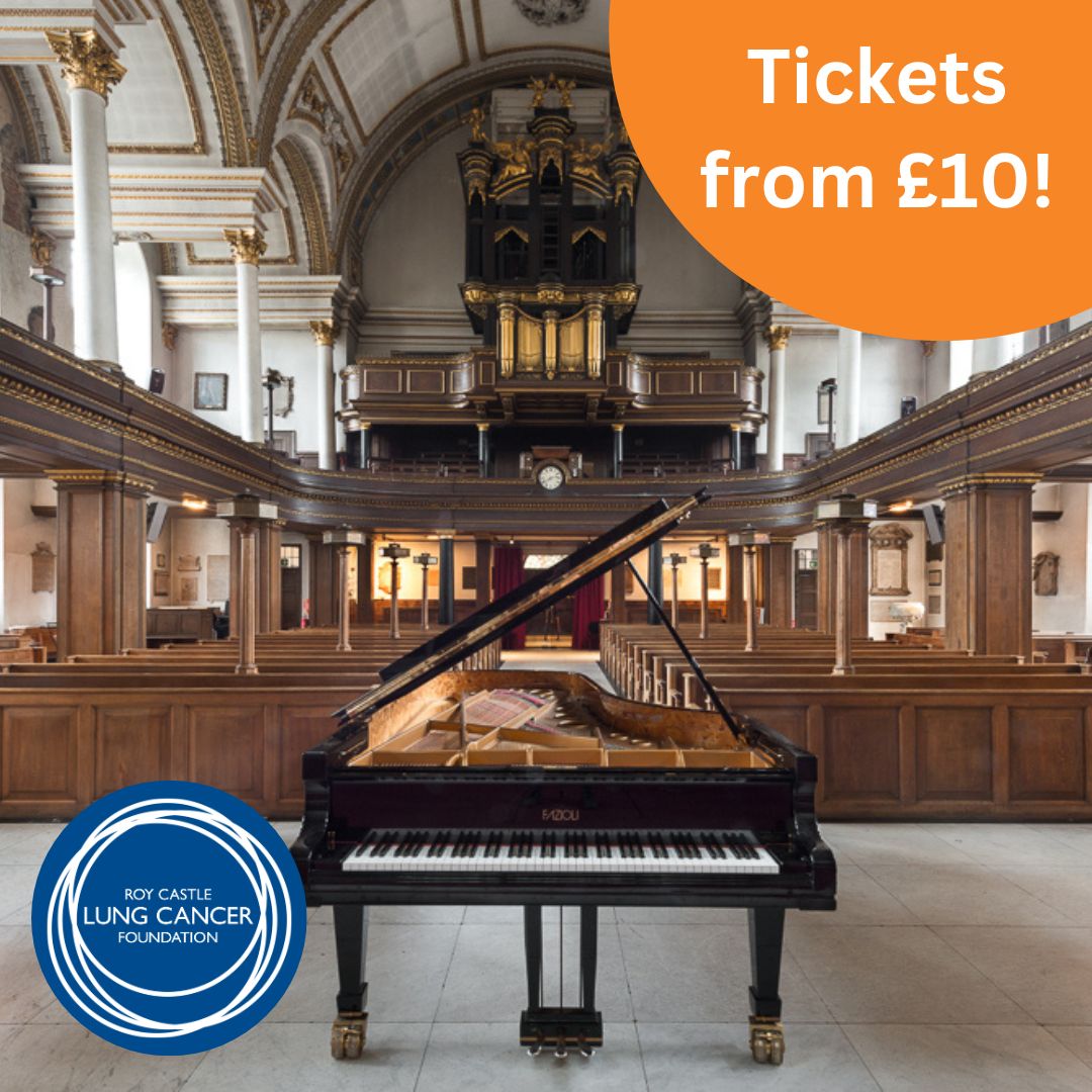 Enjoy classical music this May at St James's Piccadilly! 🎵 Tickets are from £10, and if you opt-in for reserved seating, you'll guarantee a donation to Roy Castle Lung Cancer Foundation. buff.ly/3U9712x