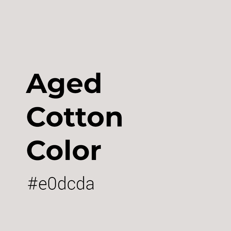 Aged Cotton color #e0dcda A Cool Color with Grey hue! 
 Tag your work with #crispedge 
 crispedge.com/color/e0dcda/ 
 #CoolColor #CoolGreyColor #Grey #Greycolor #AgedCotton #Aged #Cotton #color #colorful #colorlove #colorname #colorinspiration