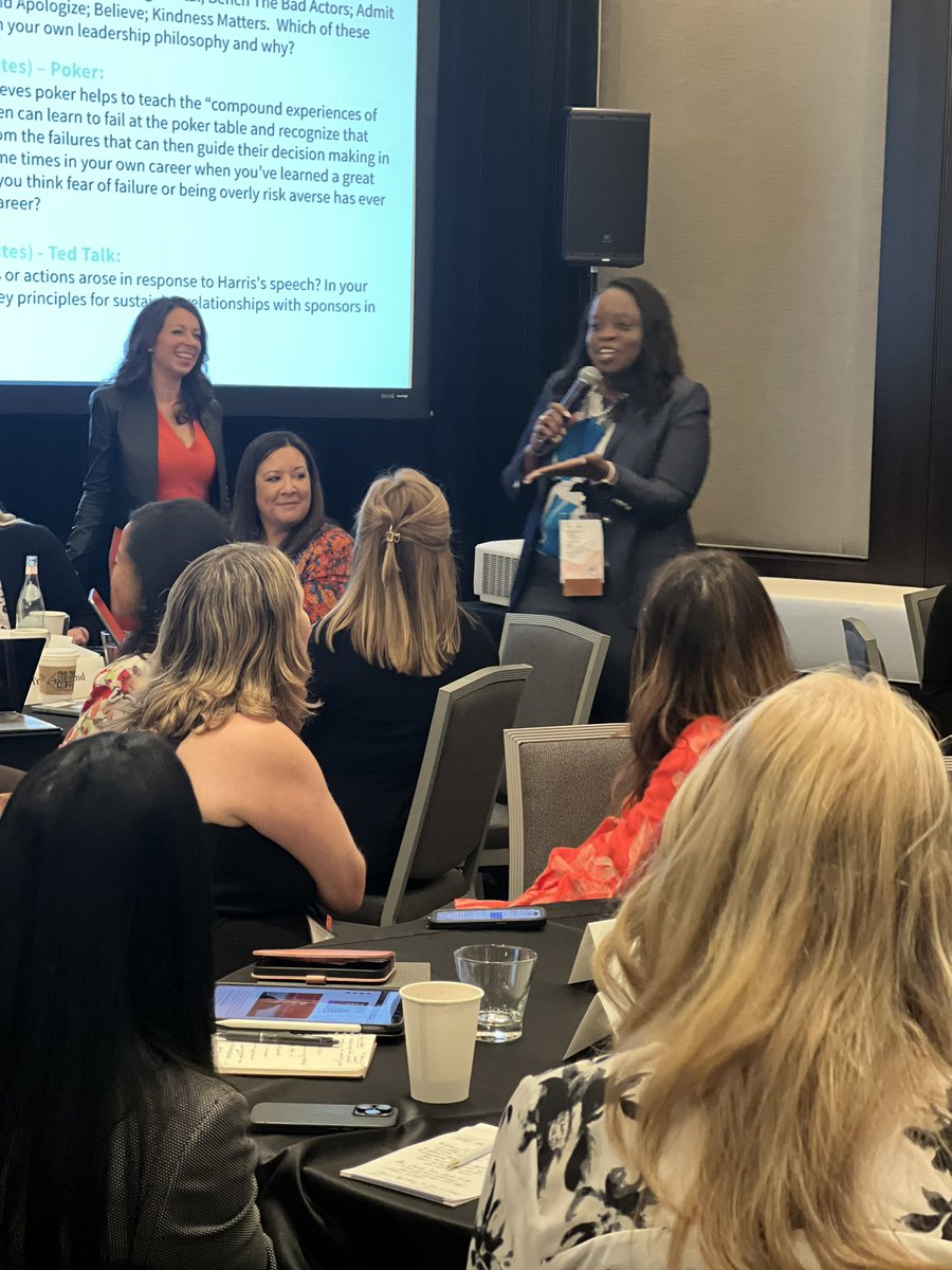 What I love about #WomenLeadingEd is we are normalizing women supporting each other and the power and importance of going beyond mentorship to sponsorship. -@drgoffney #WLESummit