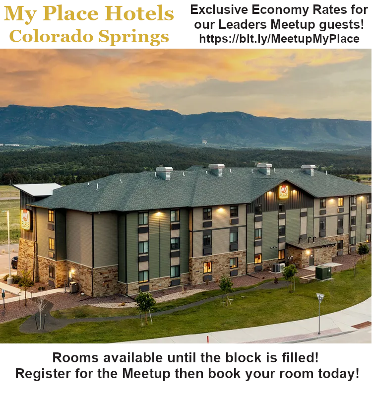 Exclusive rates at the economically-priced My Place Hotels when you register for our Leaders Meetup in Colorado Springs June 19-21! bit.ly/ColoradoMeetup @ASCD @ISTEofficial #edchat #edutwitter #edreform #edadmin #edleadership #edpolicy #edtech #teachertwitter #K12 #highered