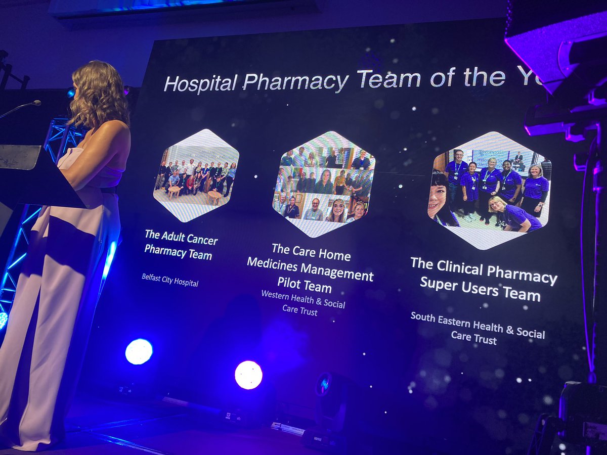 estherb54's tweet photo. Great night at 25th #NIHA24  @kyronmedia ! @setrust pharmacy teams &amp; MDT’s-finalists across hosp pharmacy team of year, @rebekaheadie PG pharm research &amp; advancing critical care, @phillzecevic Diabetes MDT &amp; our OPAT/antimicrobial MDT teams with @peteroyew standard was v. high 🤩 https://t.co/VbaP9OyQph