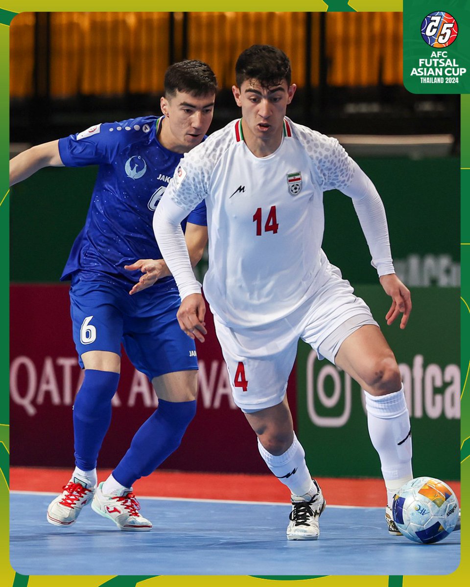 ET FT | 🇺🇿 Uzbekistan 3️⃣-3️⃣ IR Iran 🇮🇷 For the second semi-final in a row, we head to penalties!  Watch Live 📺 gtly.to/BxLZj4UMM #ACFutsal2024 | #UZBvIRN