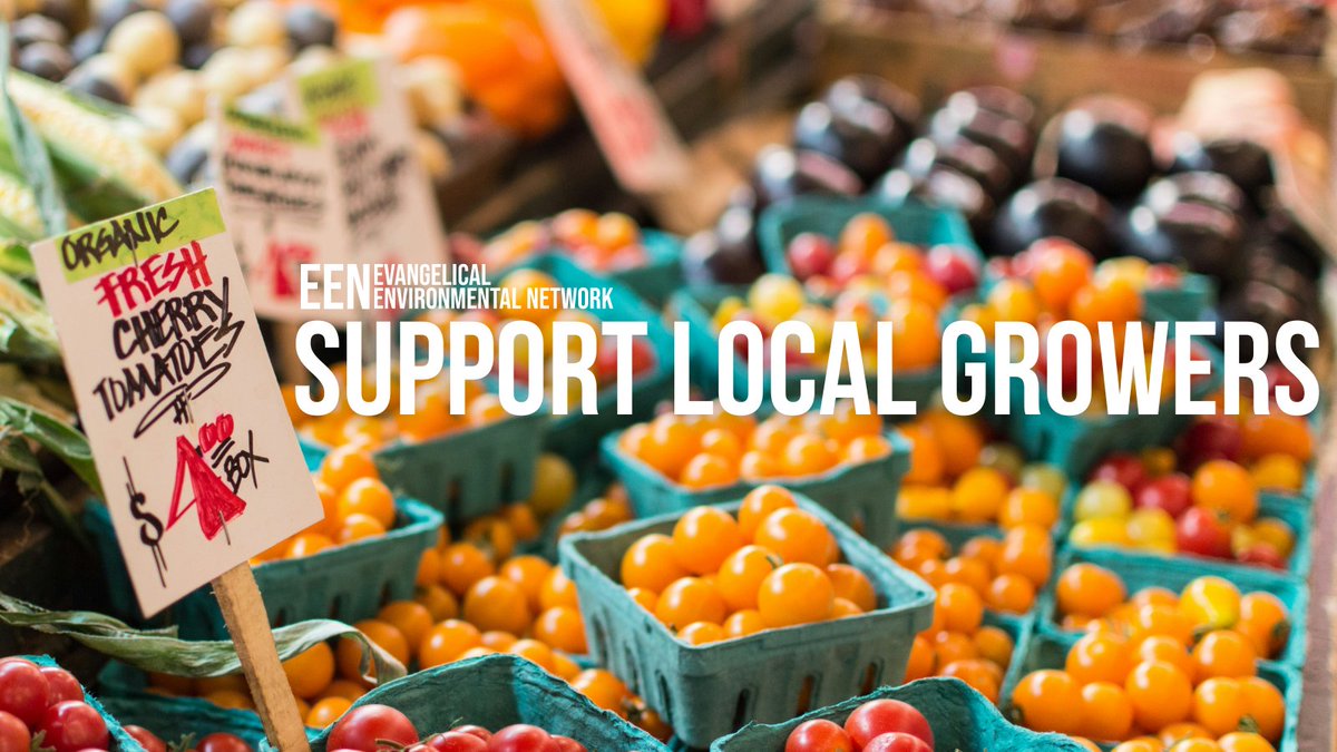 Today, we encourage you to practice creation care by supporting #localgrowers. Check out this guide from @sustainableag that breaks down resources for finding local food state by state: ow.ly/88s450RpgWW