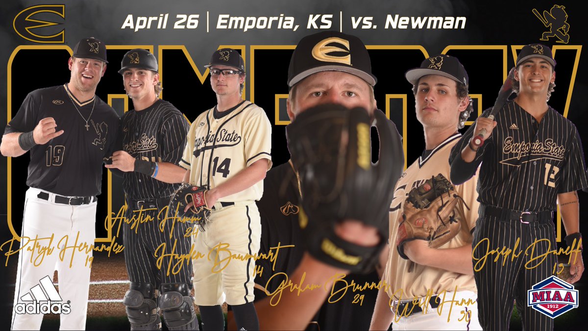 𝓢𝓮𝓷𝓲𝓸𝓻 𝓓𝓪𝔂 Come out to Trusler as we honor our seniors between games 🆚 Newman ⏰ 4 & 7 PM 📍 Emporia, KS 📊 bit.ly/3GFSbHZ 📺 bit.ly/3GIGdxe 🐝🐝 #HornetBSB | #TheMIAA