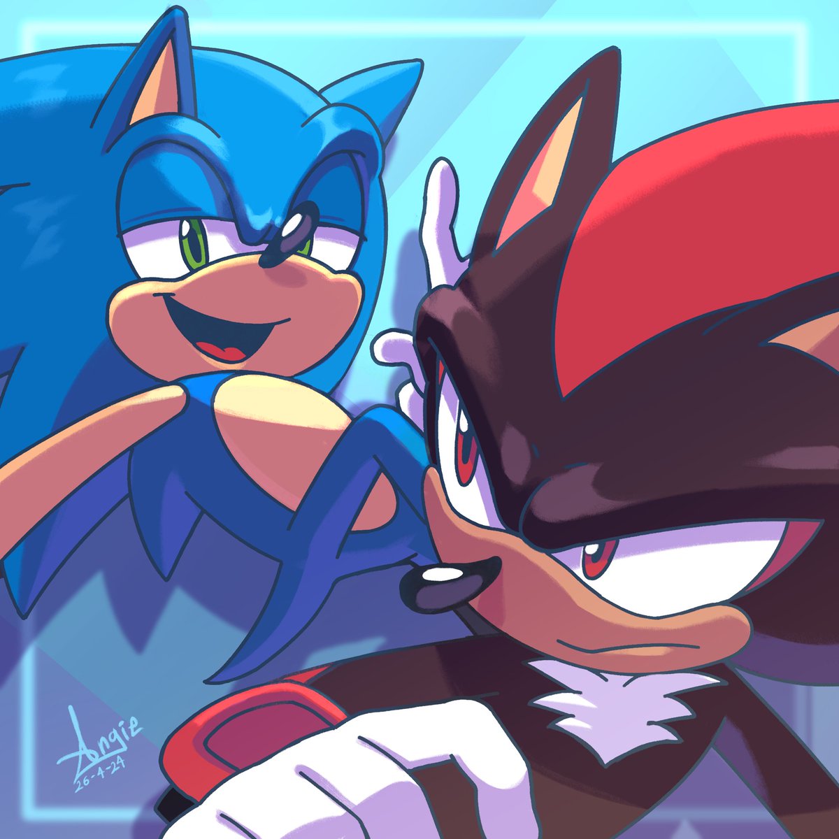 Hey!🦔🖐️
#Sonic #SonicTheHedgehog #sonicfanart #ShadowTheHedgehog