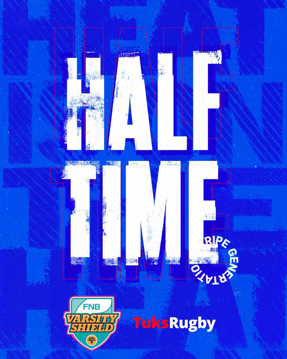 HALF-TIME: UP-Tuks 38-7 Varsity College 

#TuksRugby | #RugbyThatRocks | #VarsityShield