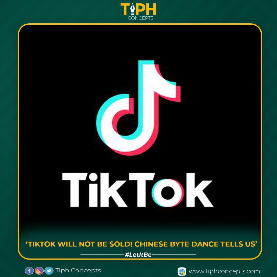 @ByteDance would shut down @TikTok in US rather than sell it, sources say…@ByteDance said late on Thursday in a statement posted on Toutiao, a media platform it owns, that it had no plan to sell @TikTok, in response to an article by The Information saying @ByteDance 
 #teens