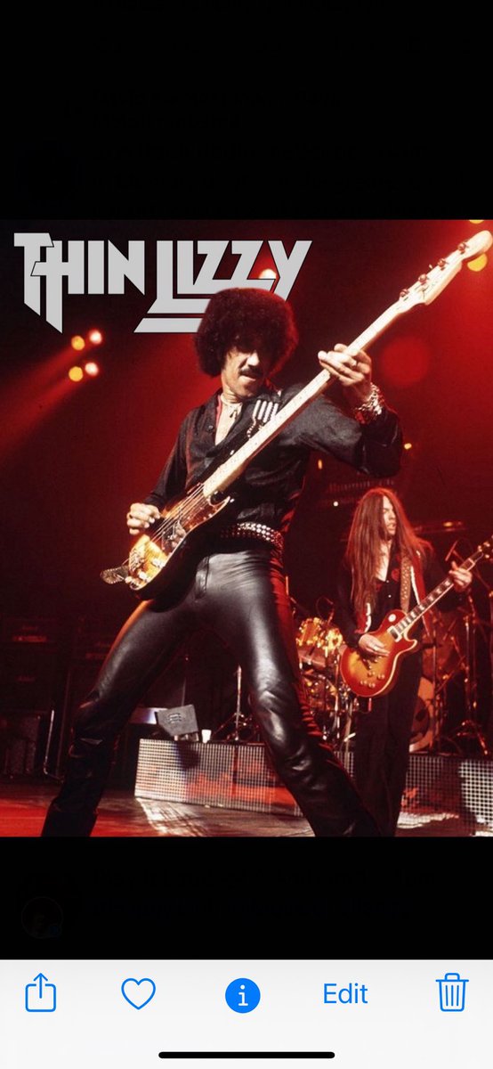 Best band from Ireland Maybe🤔? #classicrock #thinlizzy #rock #HardRock