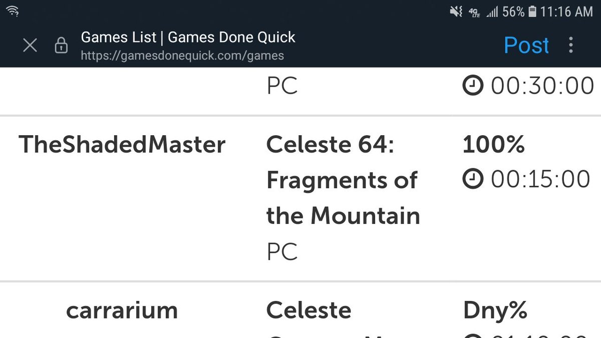 You're telling me my FIRST @GamesDoneQuick will be @celeste_game 64??? WE TAKE THOSE