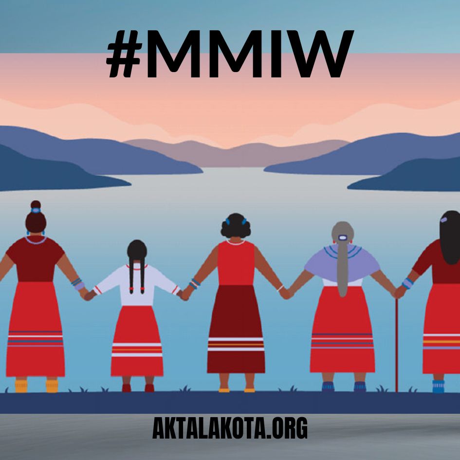 Today is the National Day of   Awareness for Missing and Murdered Indigenous Women   & Relatives. Wear RED and show your support! #MMIW #MMIWR #MMIWActionNow #NoMoreStolenSisters   #AktaLakotaMuseum #AktaLakota