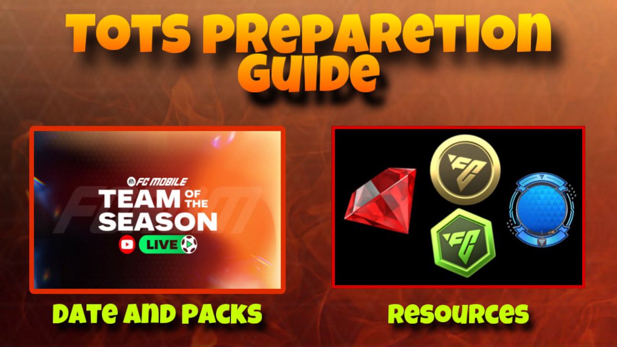 ✨HERE IS THE TOTS PREPARATION THEORITICAL GUIDE ✨ The thread includes thr key things to have as TOTS IS ABOIT TO START ⚠️Check thread⚠️ @IvanEAFC @Jacobek08_PL @JONALDINHOtm @JoseAlep1 @EL_PROFE_FIFA @tutiofifa @Nikolas7FC @minusfcmobile @MariusMM06 @HDWolvie @JiaxiangLi11